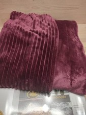  Cord Optik Kuscheldecke 150x200cm Wohndecke Tagesdecke Bettüberwurf Lila Micro