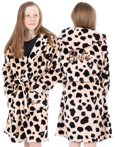 Barbie beige leopard logo - barbie,