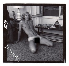 SCHÖNER NACKTER BLONDER MANN mit TANLINES Aktfoto * 70s US Vintage / Gay Int #2