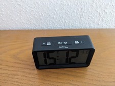 Technoline WT 496 moderner Wecker mit extra großer Anzeige, Schwarz