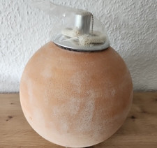 Terracotta  Öllampe mit 20 cm