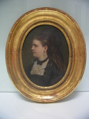 Portrait einer vornehmen frau - einer,