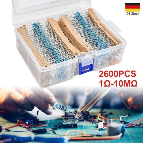 2600stk widerstände set - set, 1/4w
