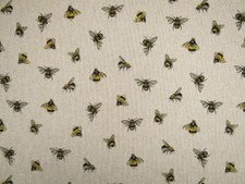 0,50 m Dekostoff Canvas Bienen