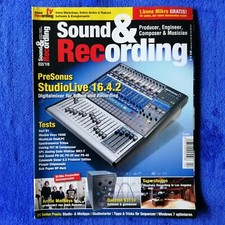 Sound & Recording 02-2010, Arctic Monkeys, Presonus StudioLive 16.4.2, Quested