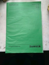 Bedienungsanleitung Gebrauchsanweisung - Waschautomat - Zanker  