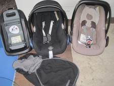 *TOP* Maxi Cosi Family Babyschale +Zubehör +Isofix Station +Pebble als Zweitsitz