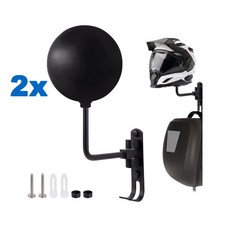 2x Helmhalter Wandhalterung Display Rack Motorrad Helm Wand Display Rack Halter