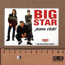 Alter Aufkleber Big Star Jeans