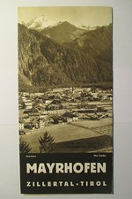 schönes altes Reiseprospekt