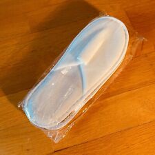 1 Paar Unisex Hotelslipper Badeslipper Hausschuhe, weiß  - 28 cm