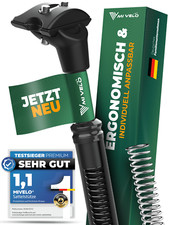 MIVELO Fahrrad Sattelstütze gefedert inkl. 2 Federn Ø 27.2mm Federsattelstütze