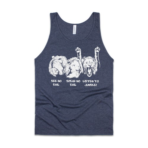 Junglist lion tank - top, dnb
