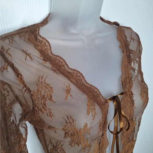 Sheer lace cardigan fairy - lace,