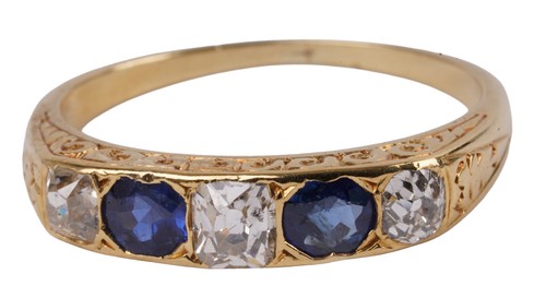 Antiker 05ct saphir diamant - 1,05ct.,