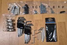 Inbussschlüssel / Winkelstiftschlüssel Satz 30-tlg Inbussschlüsselsatz + Zusatz