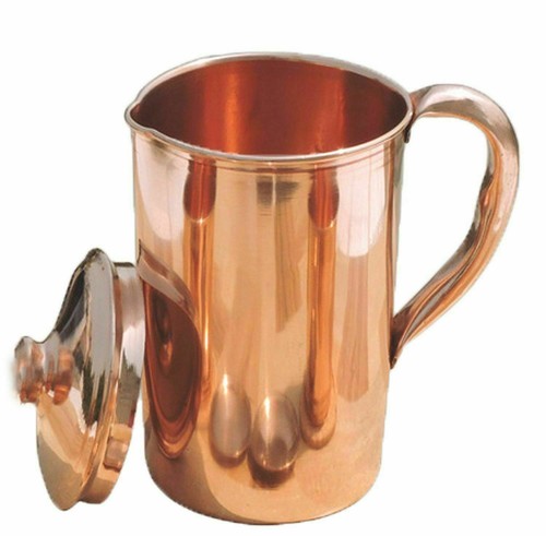 Reines kupfer glatt wasserkrug - glatt,