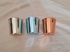 BECHER ALUMINIUM ELOXIERT 3 Stück - DDR