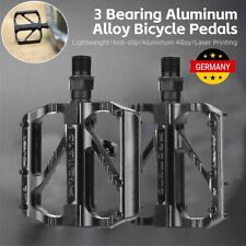 3 Lager Fahrrad Pedale 9/16" Fahrradpedale Ultraleicht Antirutsch Plattform MTB