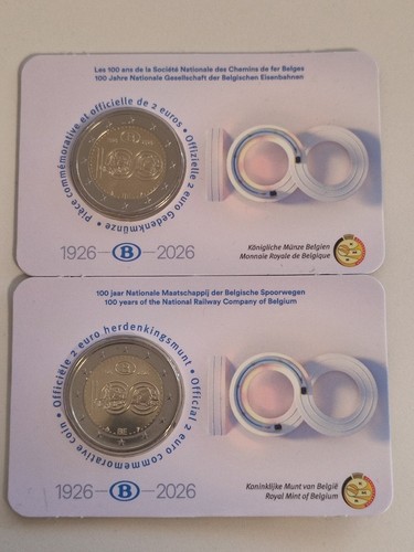 2x2 euro gedenkmünze belgien - euro,