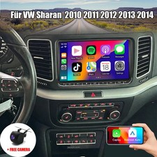 9" Wireless Carplay Autoradio GPS NAV Für 2010 2011 2012 2013 2014 VW Sharan