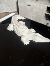 Beton Krokodil Figur Deko