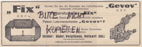 Velbert werbung 1931 - werbung,