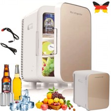  Mini Kühlschrank 15L Kühlbox Gefrierfach Leise Auto Flaschenkühlschrank Minibar
