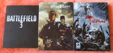 3 Steelbooks Army of Two: The Devil's Cartel, Dead Island Riptide, Battlefield 3
