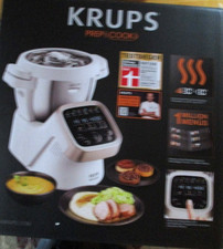 Krups HP5031 Prep & Cook 1550W 4.5l Küchenmaschine Kochfunktion Weiß und K-Waage