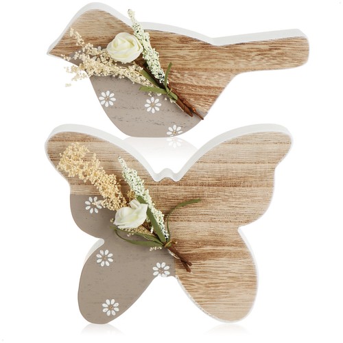 Dekofigur aus holz - 2x,