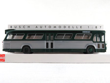 Busch 44500 Amerik. Bus "Fishbowl" (1959) in grün/silbergrau 1:87/H0 NEU/OVP
