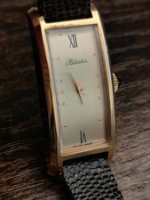 Helvetia Tank Gold Luxus Swiss Handaufzug - Uhr/Watch - Läuft +++++ TOP +++++