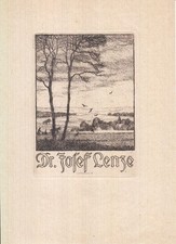 Exlibris Bookplate Radierung