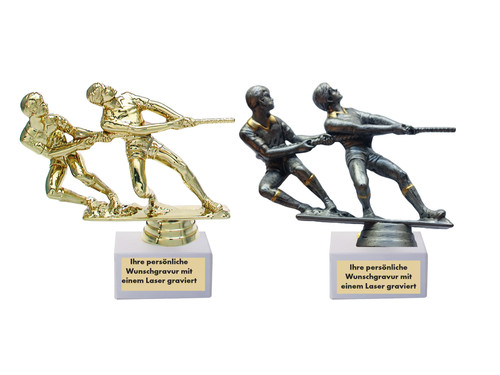 Tauziehen pokal mit gravur - gravur, |