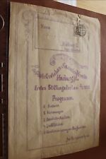 tolles altes Programm - Postwertzeichen-Sammler-Verein Harburg Elbe 1905 