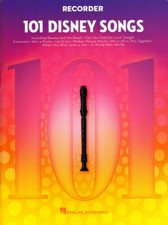 101 disney songs recorder - songs,