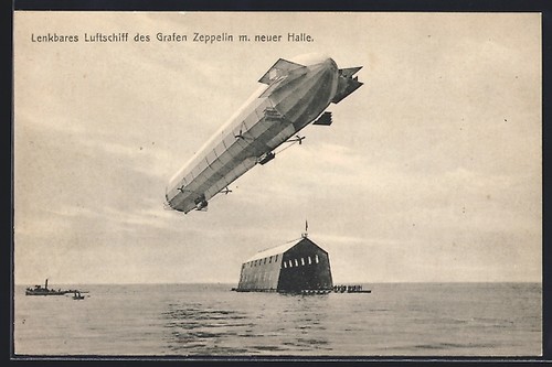 Ansichtskarte luftschiff des - luftschiff,