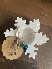 Teelichthalter Weiß 11cm Keraflott Kerzenhalter Deko Weihnachten