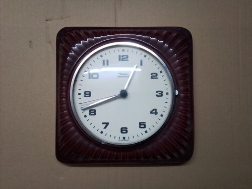 Wand küchenuhr keramik - wand, rot
