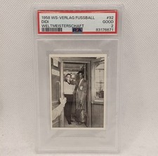 Didi WS-Verlag Weltmeisterschaft Sammelkarte 1958 PSA 2
