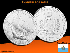 5 Euro San Marino 2025 - Wanderfalke - BU -- 1oz Silber Ag999 - in Kapsel
