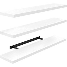 Wandregal Holz 60cm weiß