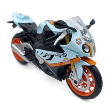 1/12 BMW S1000RR Motorrad Modell Die Cast Motorrad Spielzeug Sammlung Blau