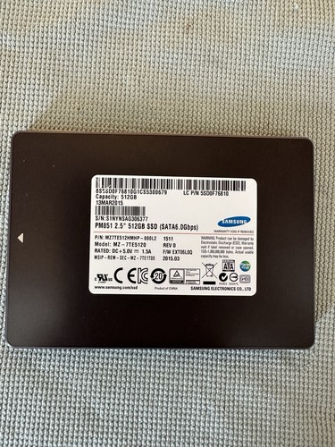 Samsung pm851 512gb sata - 2.5",
