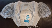 Damen Dirndl Bluse, Trachtenbluse, Bluse, weiß, Größe 34, Dirndl, Oktoberfest