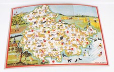 DDR Spielbrett 1953 Thüringen