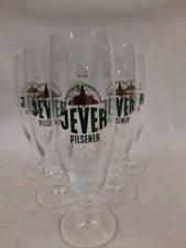 Jever Bierglas 6x 0,2 l Tulpe Glas Gastro Bierglas altes Logo