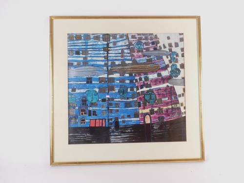 Hundertwasser save the seas - ",