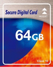 High Speed SDHC 64 GB SDXC